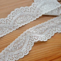beige stretch smooth lace dress cheongsam dress hanfu element clothing material 3 5cm g842