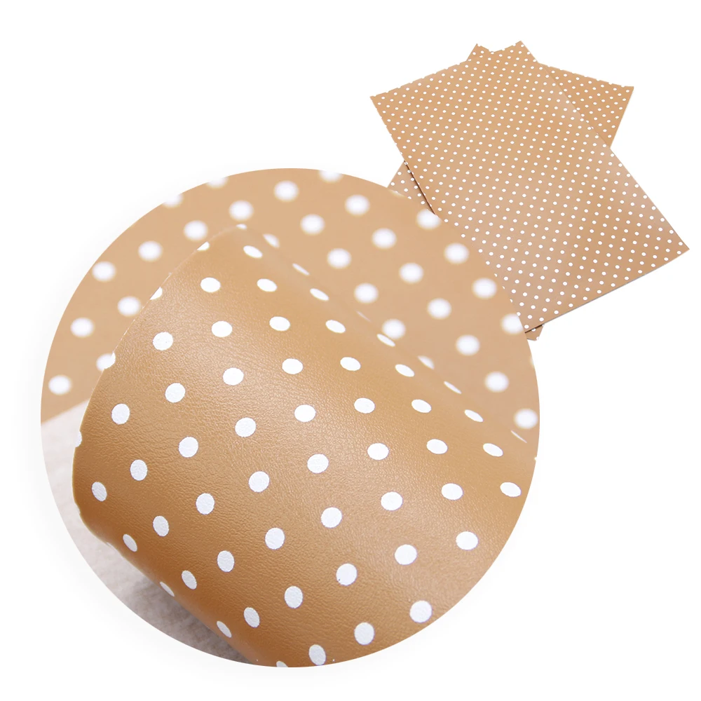 David accessories 20*34 см однотонные Цвет в горошек из искусственной кожи в стиле пэчворк для волос с бантом, Сумки материалы ручной работы DIY, 1Yc5712 - Цвет: 1077660007