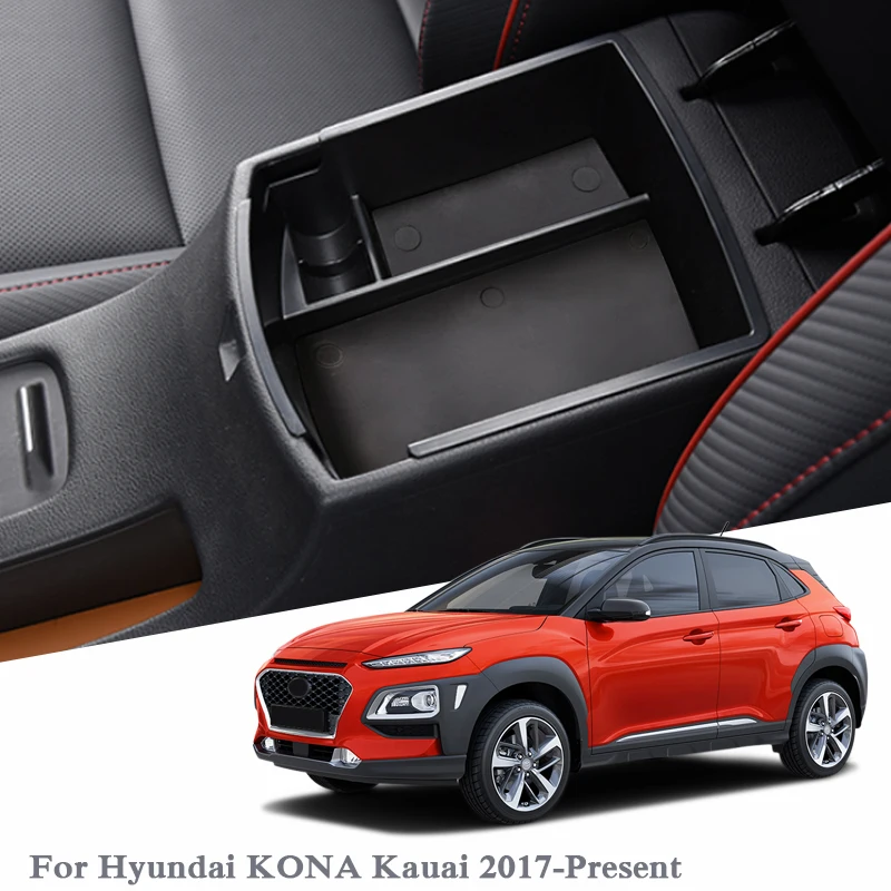 Автостайлинг для Hyundai Kona Kauai 2017 гг. в наличии LHD Автомобильная центральная консоль