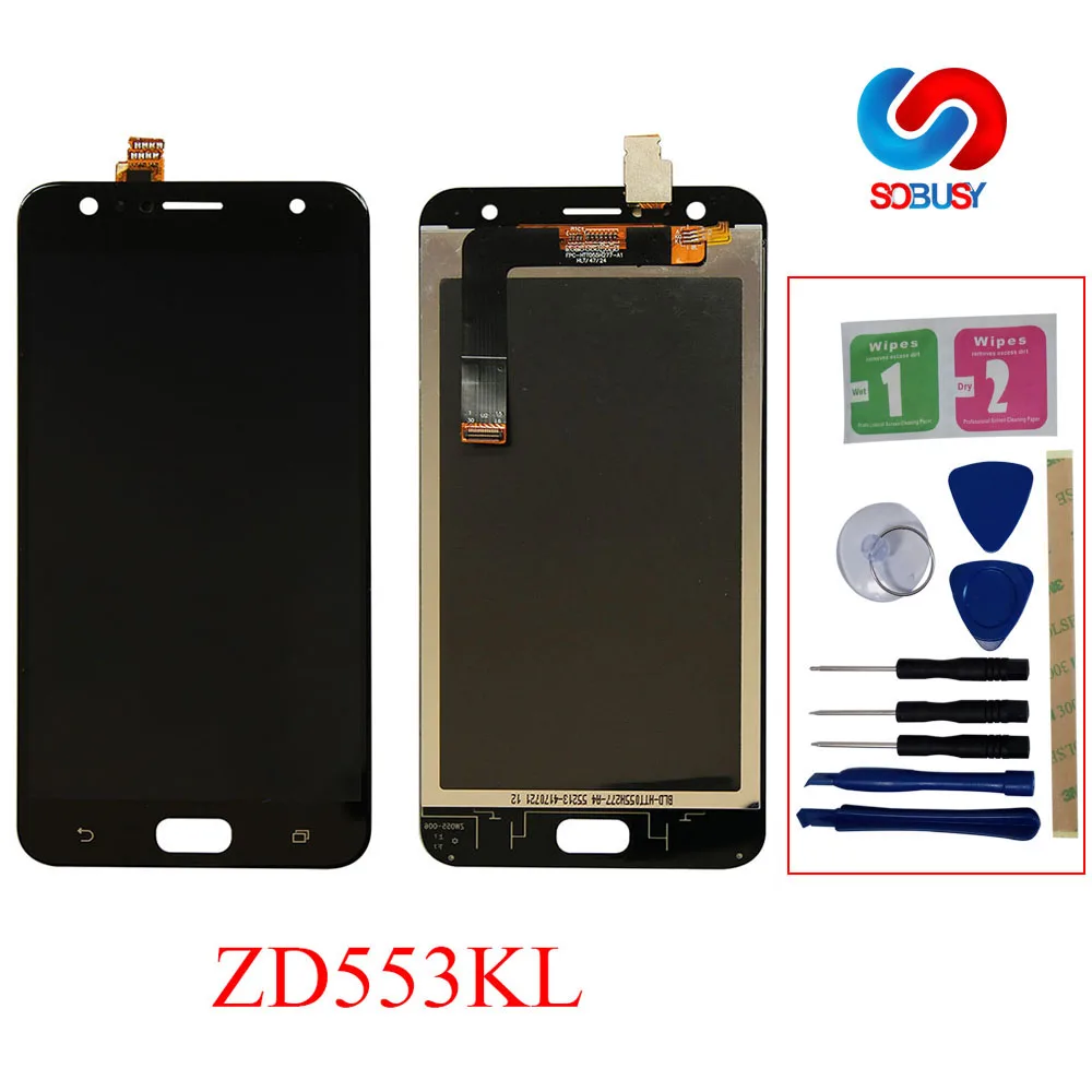 Sobusy 5 ''ЖК дисплей для Asus Zenfone 4 Selfie ZD553KL X00LD Full HD ЖК кодирующий преобразователь