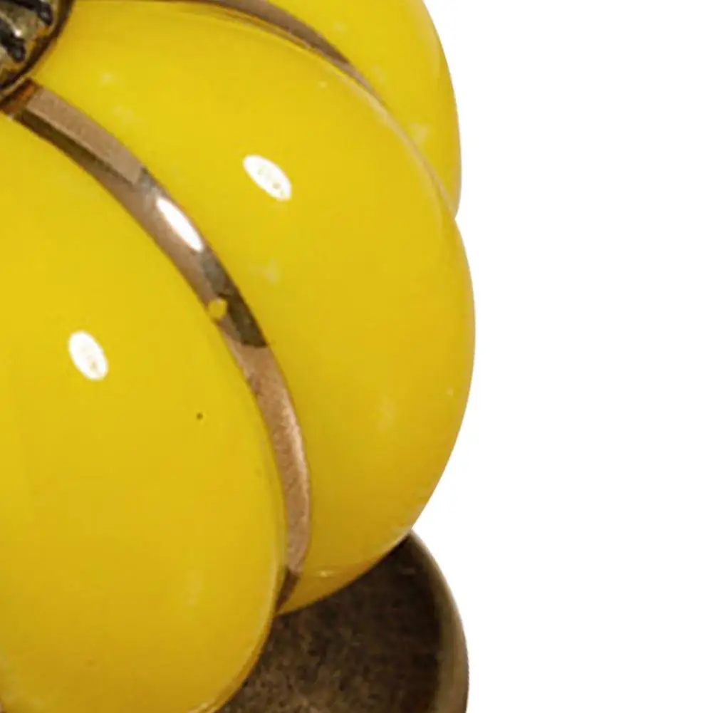 Желтая винтажная ручка двери тыквы керамические дверные ручки шкаф ящик комод