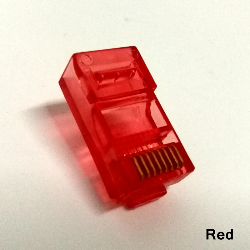 ReadStar 100 шт./лот Высококачественный золотой цвет CAT5e UTP RJ45 разъем неэкранированный