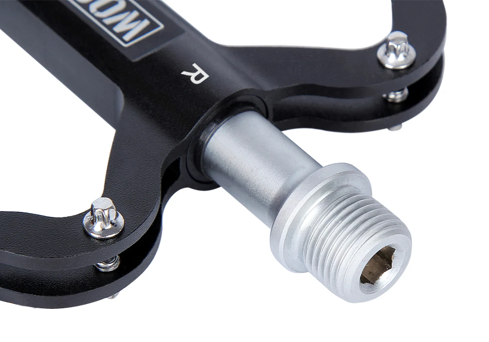WOSAWE Sports Bicycle Pedal Aluminum 2 Colors Ultralight MTB Bike Pedals Mountain Road Cycling New Style Hollow | Спорт и