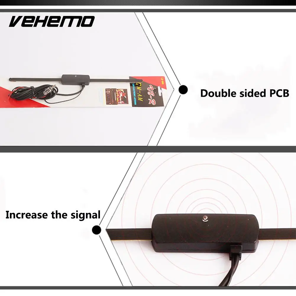 Amplified Car Window Mount Audio Stereo AM FM Radio Antenna High Sensitivity | Автомобили и мотоциклы