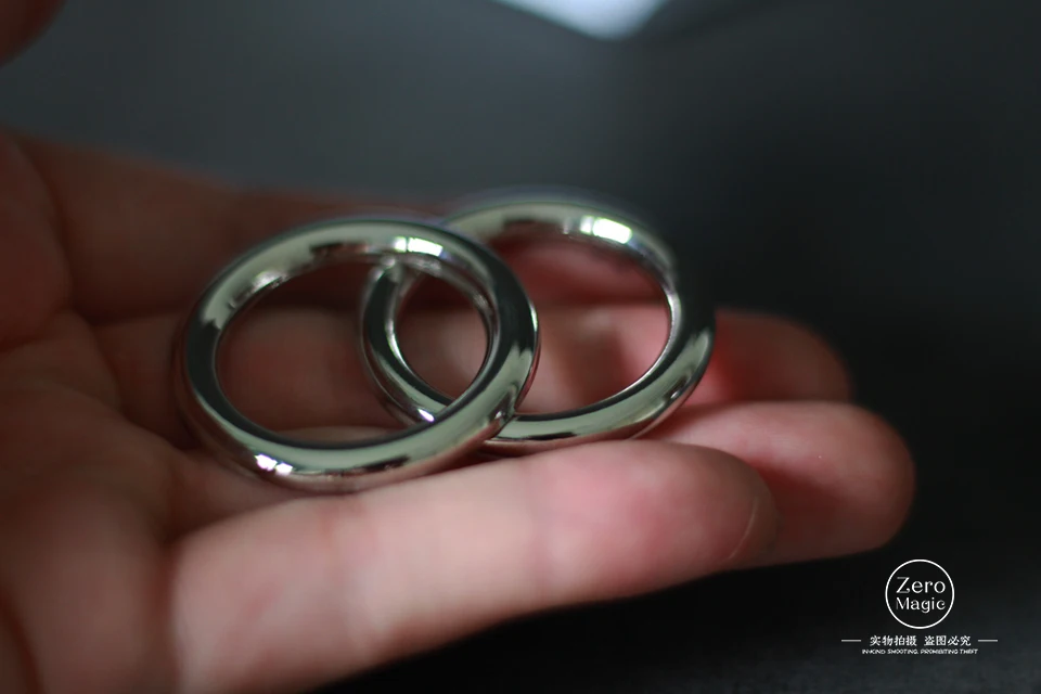 Ellis Ring магические трюки проникают Vanish Magia маг крупным планом уличные иллюзии удовольствие пройти через магию, трюк реквизит