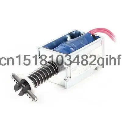 

2mm 200g 5mm 80g Push Type Linear Lift Electromagnet Solenoid DC 24V 11.52W