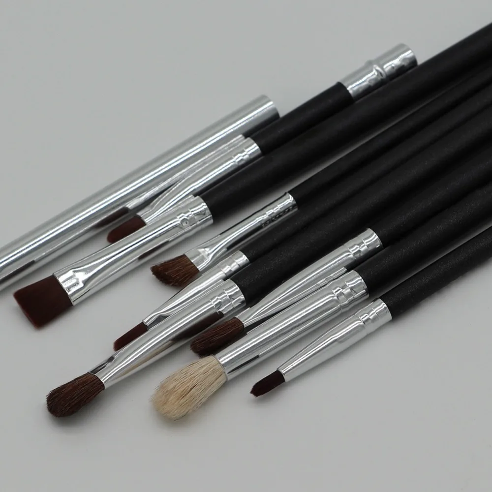 8 шт. набор кистей для макияжа теней глаз кисть бровей профессиональная