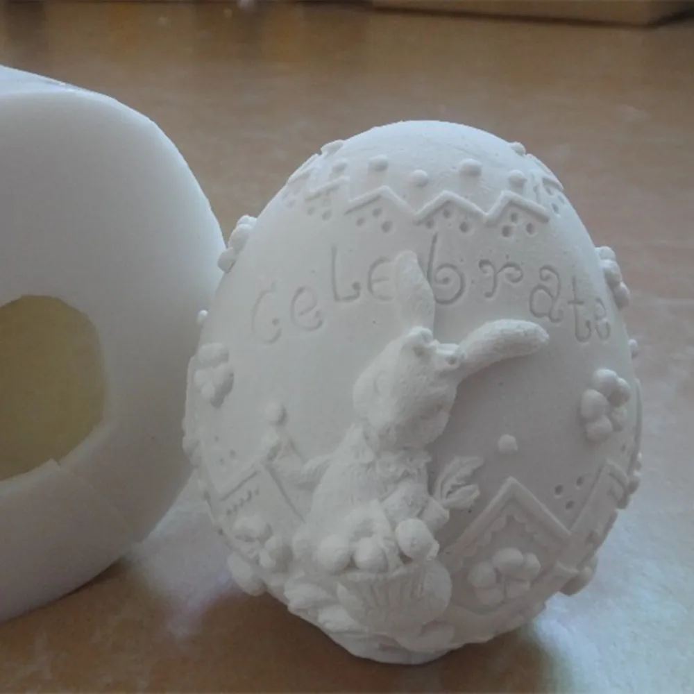 Формочка для мыла Great Mold 3D Rabbit силиконовая форма украшения свечей изготовления