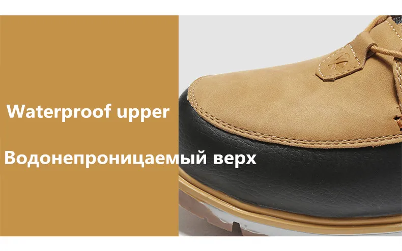 Mnalyo/очень теплые мужские зимние ботильоны из искусственной кожи; мужские зимние водонепроницаемые Нескользящие зимние ботинки; обувь в байкерском стиле для отдыха