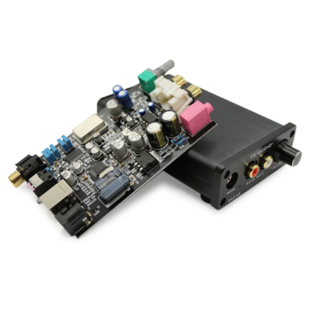 FX аудио мини декодер коаксиальный USB волокно 24 бит/192 кГц DAC для наушников