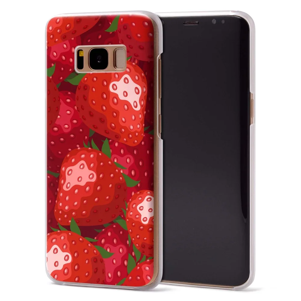 Для Новинка 2017 Coque Samsung Galaxy S8 чехол Свежие фрукты силиконовый для Plus S7 край случае |