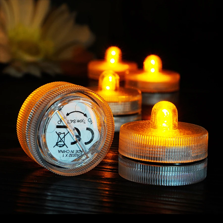 10 шт. водонепроницаемые погружные светодиодные чайсветильник лампы разных