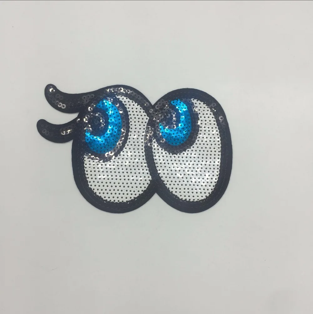 3 Sizes Sequins Patches For Clothes Embroidered Iron On Patch Stage Clothing Accessory Applique Badge | Дом и сад