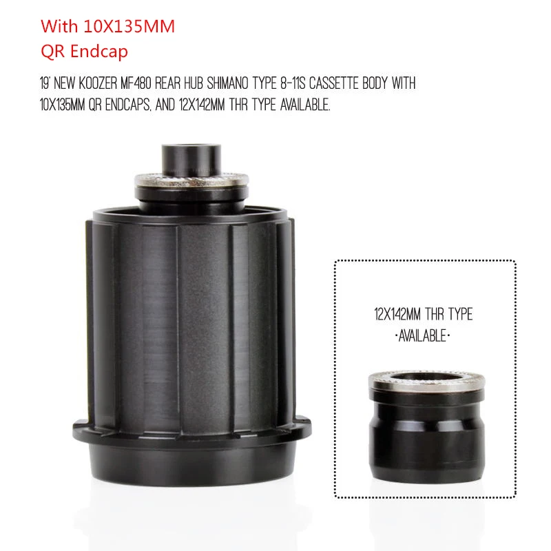 10X135mm Shiman0 Koozer MF480 24T зубчатое колесо для велосипеда Sram XD 11 12S Кассетный корпус Shiman0 8 9 10 11S FreeHub - Цвет: 10X135mm Shiman0