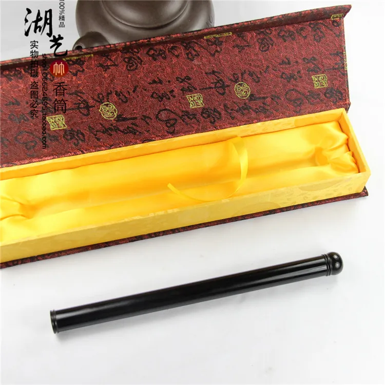 Эбеновый винт длинные благовония бамбуковая трубка с подарочными коробками для