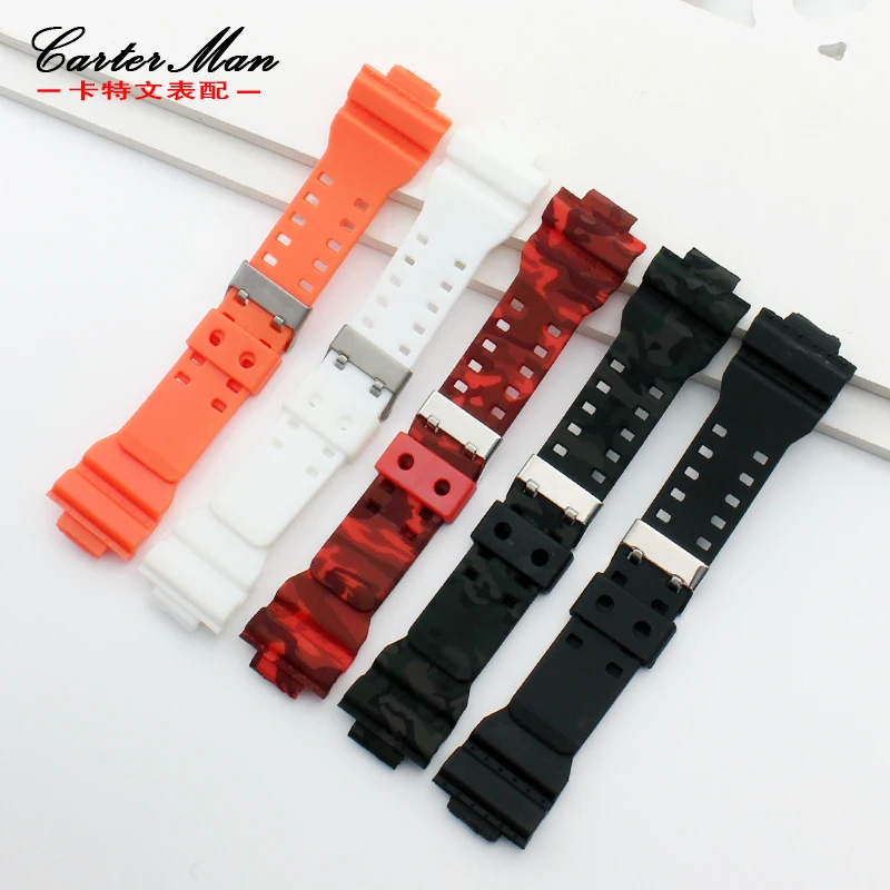 Новый резиновый ремешок высокого качества для GA 110 100 часов 16 мм brecelet|rubber watchband|16mm