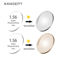 kansept 1 56 index photochromic grey brown aspheric prescription brand resin lenses anti uv oil water reflect glasses lens