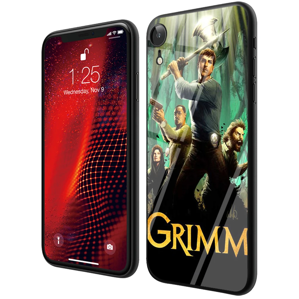 Мягкий чехол из закаленного стекла Lavaza Grimm для iPhone 6 6S 7 8 Plus 5 5S SE XR X XS 11 Pro MAX |