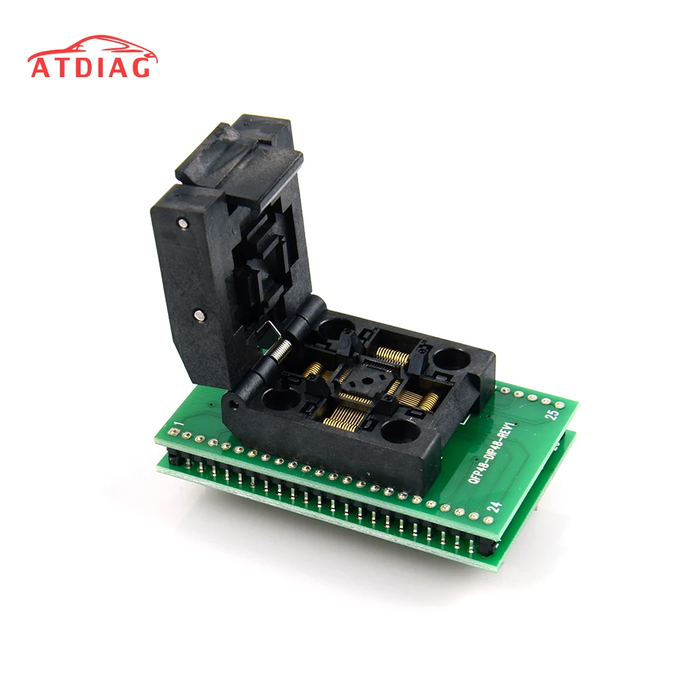 QFP48 к DIP48 IC тестовая розетка 0 5 мм Picth/LQFP48 программирующий адаптер/TQFP48 DIP48Adapter| |