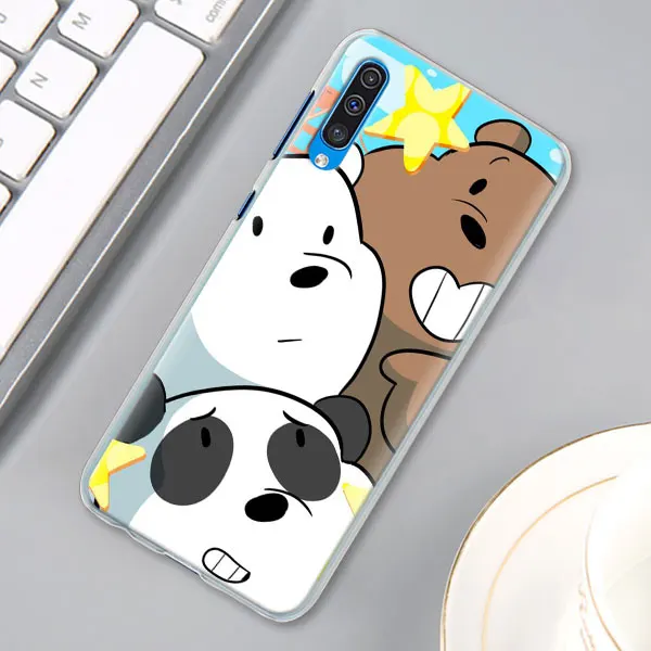 08 Прекрасный мультфильм мы вся правда о медведях чехол для samsung Galaxy A30 A40 A50 A70 A6 A8 плюс A7 A9 M30 Футляр для телефона - Цвет: 08