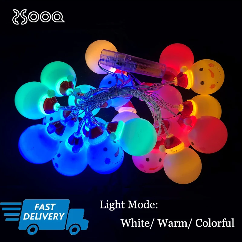 1 5/4 5 м светодиодная гирлянда с изображением снеговика Рождественская елка на