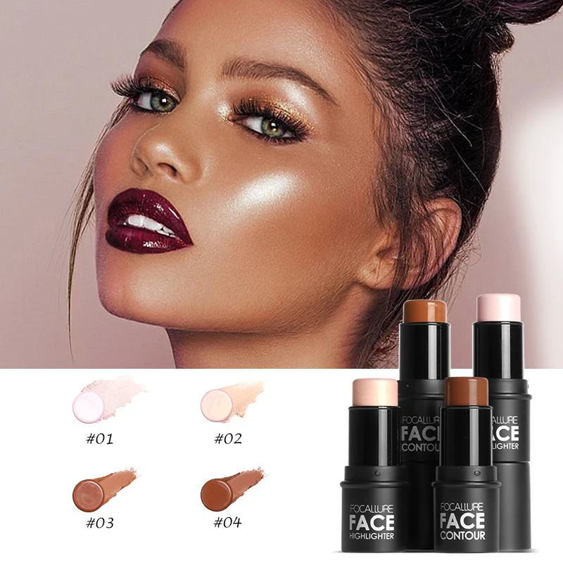 Хайлайтер для лица FOCALLURE макияж бронзаторы осветлитель Контурирование хайлайтер