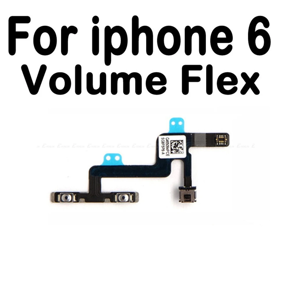 Новинка, для iPhone 6, 6S Plus, 4, 4S, 5, 5S, 5C, коннектор, кнопка включения/выключения, Кнопка громкости, гибкий кабель, лента - Цвет: For iPhone 6 Volume