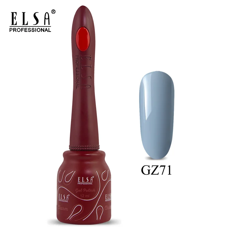 GZ71 Elsa 12 мл DIY Гель-лак для ногтей Французский стиль УФ набор гель-лаков для ногтей отмачиваемый 80 цветов серия лак для ногтей телесный цвет гель - Цвет: GZ71