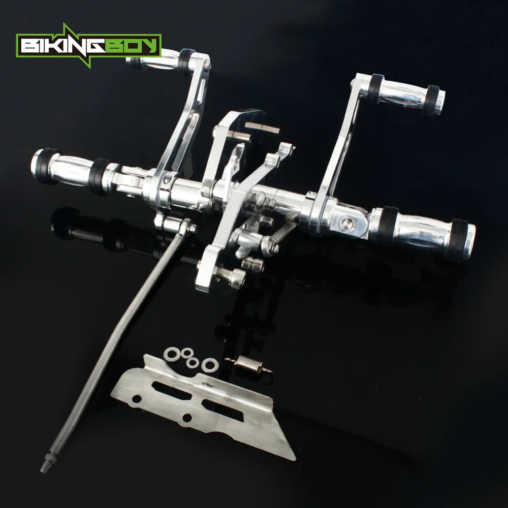 BIKINGBOY CNC Заготовка переднего управления подножки для VN900 Vulcan 900 B Classic LT VN900C Custom SE 2006
