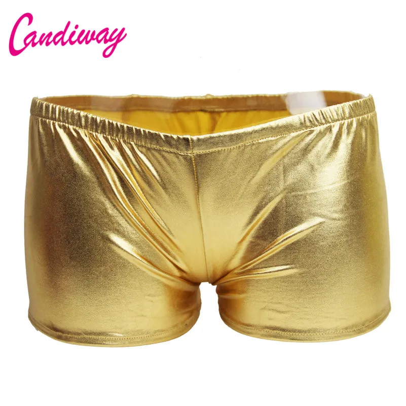 

Hot Sexy Men Underwear Boxer Shorts Underpant Mens Underwear Boxers Penis Pouch Gold Shorts Man Underpants Waist Sexy Lingerie