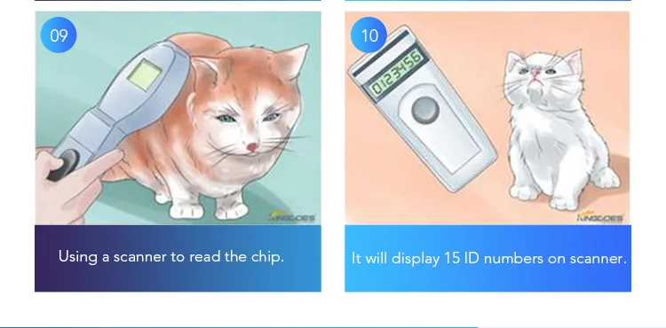 50 шт. 1,4*8 мм fdx-b микрочип 134,2 кГц микрочип животных ветеринарный ПЭТ шприц lf инжектор RFID животных ID транспондер
