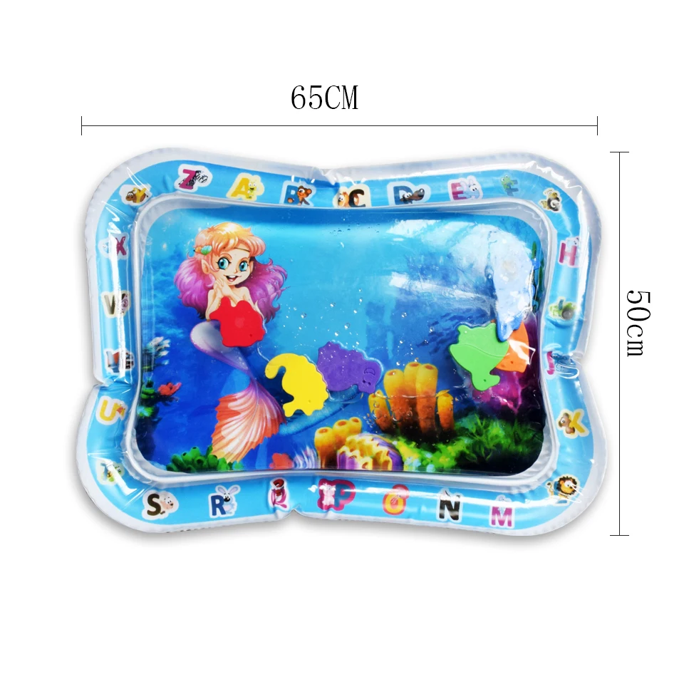 Mermaid Горячая Распродажа детский водный игровой коврик, надувной детский животик, игровой коврик для малышей, Веселый игровой центр, Прямая поставка - Цвет: Mermaid