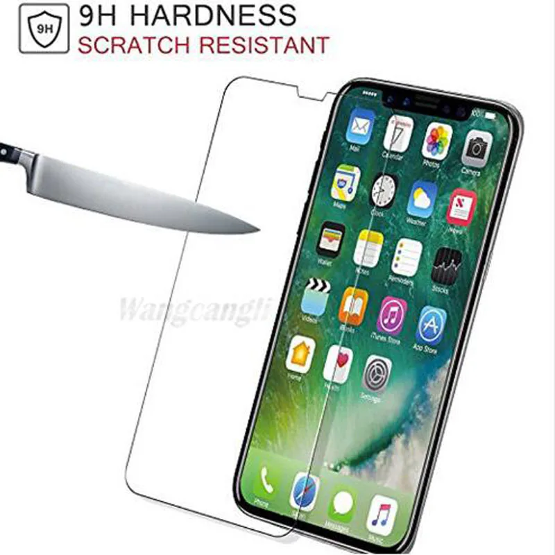Wangcangli 0.3 мм закаленное Стекло пленка для iPhone 5 5S 9 H жесткий 2.5D Экран протектор i6 i7 7 8