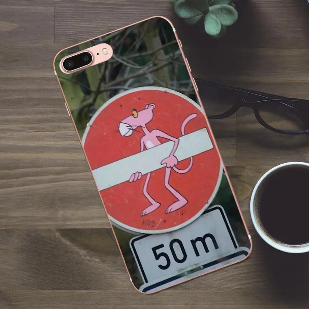 Bixedx ТПУ чехлы Обложка чехол Розовая пантера для Huawei G8 Honor 5C 5X 6 6X 7 8 9 Y5II Mate P7 P8 P9 P10 P20