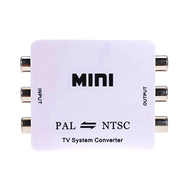 Dhl или TNT 100 шт. Мини ТВ система видео преобразователь PAL в NTSC/ NTSC к адаптер HD Video box