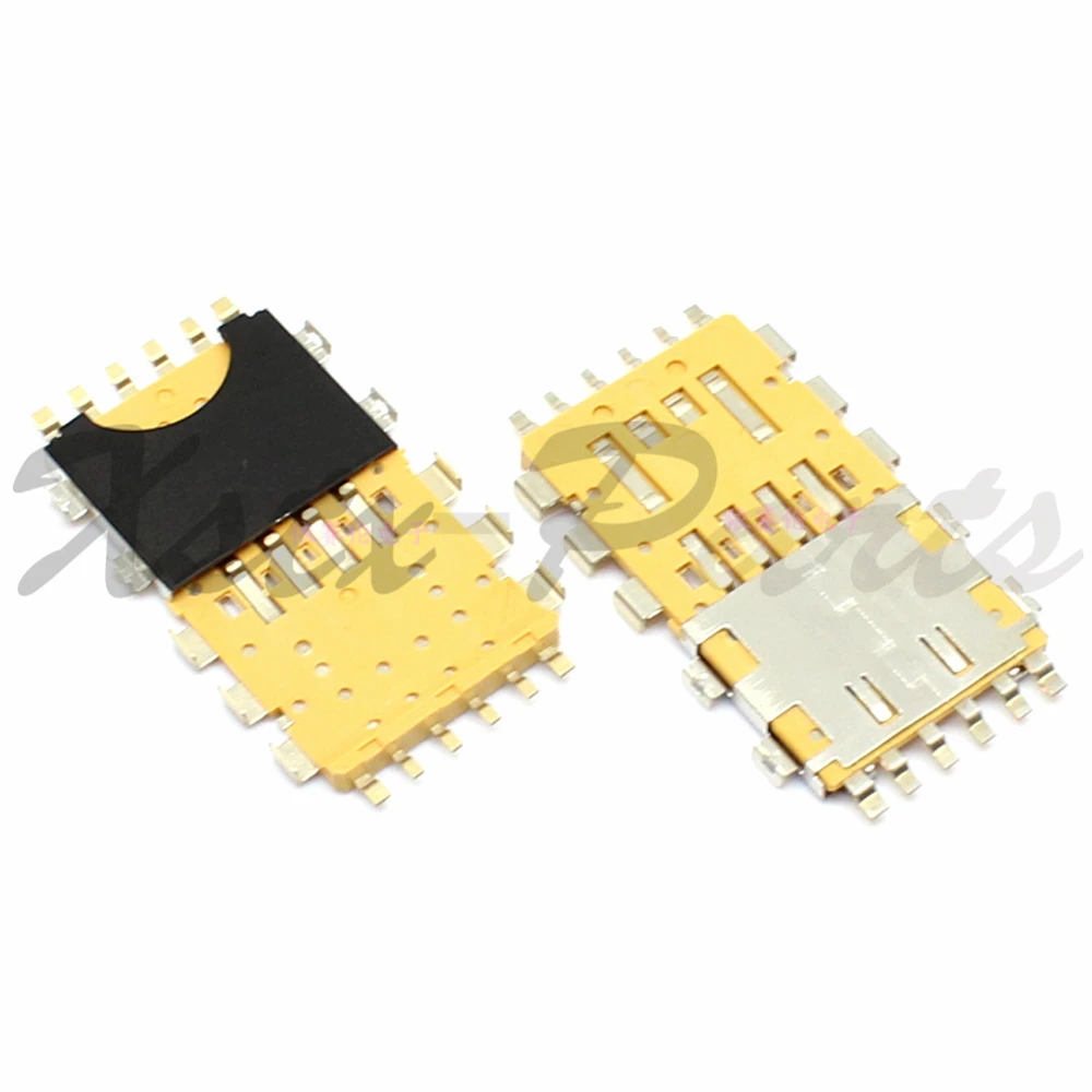 

100PCS Brand New Sim Card Socket Reader Repair Replacement Part For Blackberry 9900 9930 9981