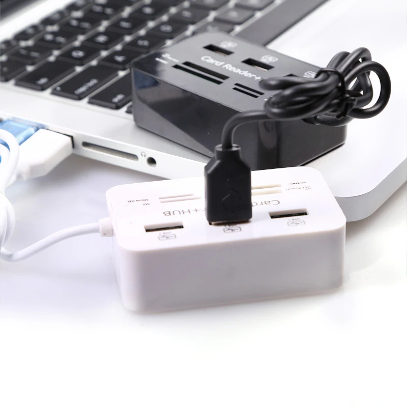Микро usb хаб 3 0 комбо порта Кардридер высокоскоростной USB сплиттер все в одном
