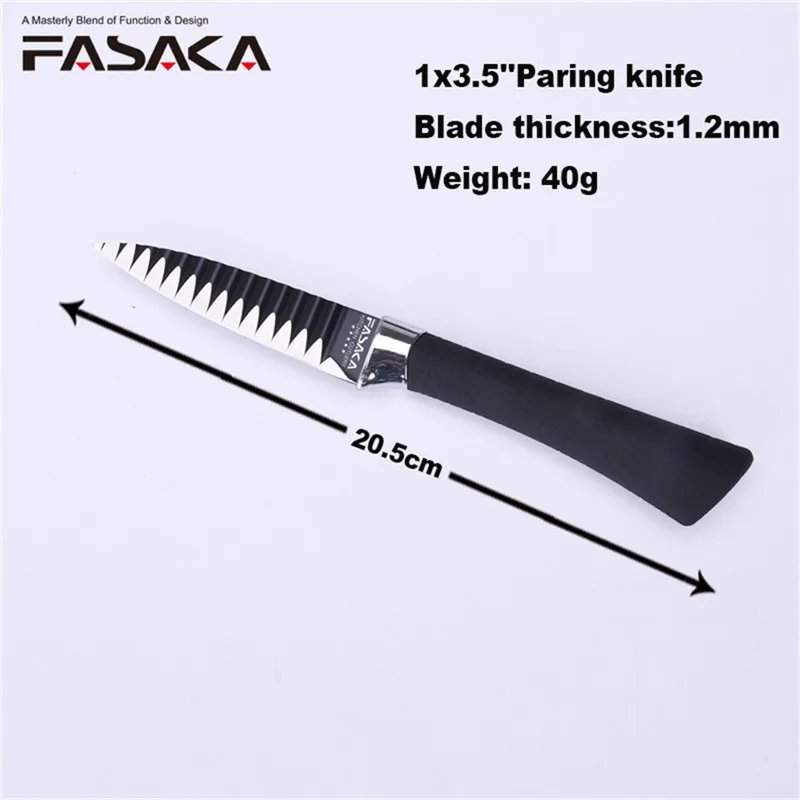 FASAKA набор кухонных ножей 3 шт. кухонные ножи из нержавеющей стали 7 ''маленький