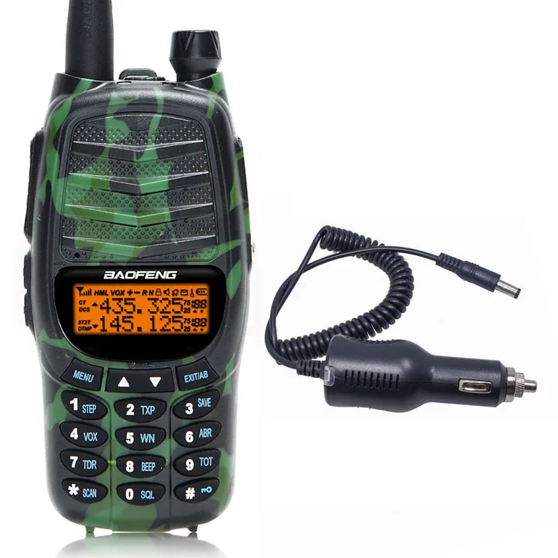 Baofeng UV-X9 Plus Walkie Talkie 10 Вт Высокая мощность двойной PTT двухдиапазонный VHF/UHF10km большой диапазон Модернизированный UV-82 Ham радио - Цвет: add car charger