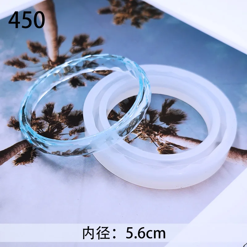 MJ-450 1 шт. браслет Подвеска для изготовления DIY прозрачный УФ-смола эпоксидный силикон комбинированные формы для DIY изготовления ювелирных изделий - Цвет: MJ-450