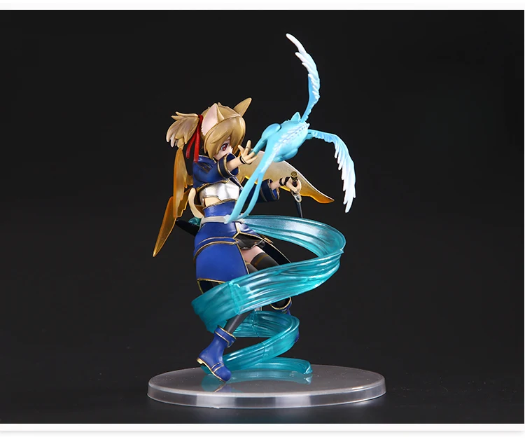 18 см забавные Рыцари аниме меч искусство онлайн II Silica ALO ver. Фигурка из ПВХ 1/8
