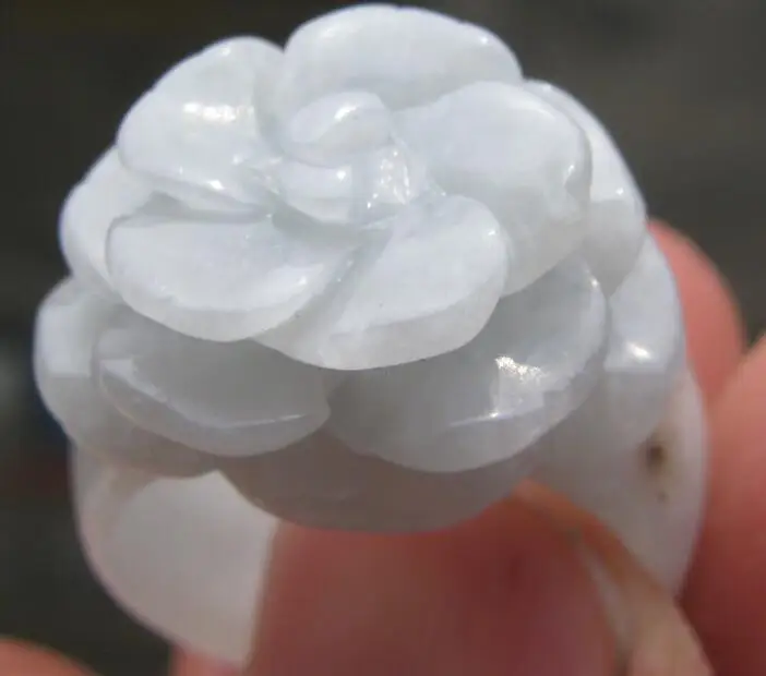 Женское кольцо из натурального жадеита Размер 6 75 | Украшения и аксессуары