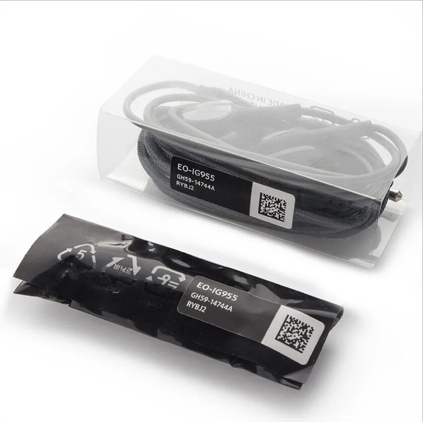 

3.5mm Stereo Headset Earphone Microphone for Samsung Galaxy S10 S9 S8 Plus S7 S6 Edge Note 9 8 7 Handfree Headphone Bass Earbuds