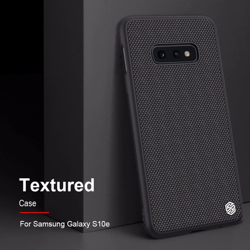 Чехол для samsung Galaxy S10e NILLKIN Текстурированный чехол из нейлонового волокна задняя крышка прочный нескользящий тонкий и светильник