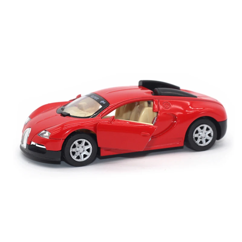 1:36 Bugatti Veyron Diecasts Сплава Модели Автомобиля Игрушка Мальчика Горячей колеса