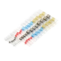 102050pcs heat shrink terminals white solder sleeves waterproof wire crimp butt terminal connectors electrical connectors