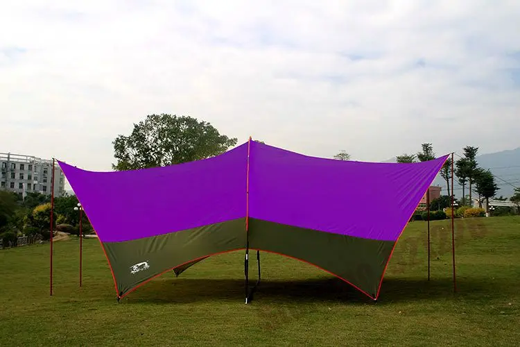 Purple with Green УФ 6 7 8 человек Рыбалка зонт пляж тент вечерние беседка путешествия Вождение парк семья рельеф Открытый Кемпинг Habe палатка - Цвет: Purple with Green