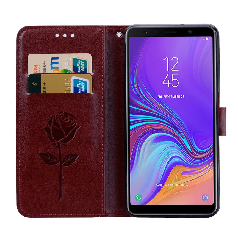 Для samsung A7 чехол откидная крышка силиконовый кожаный чехол для телефона для samsung Galaxy A7 A750 кошелек для samsung A7