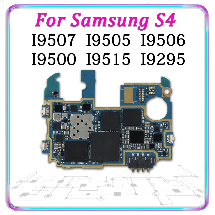 16 Гб оригинальная материнская плата для samsung Galaxy S4 I9295 I9505 I9506 I9500 I9515 I9507 с чипами MB с логической платой Android