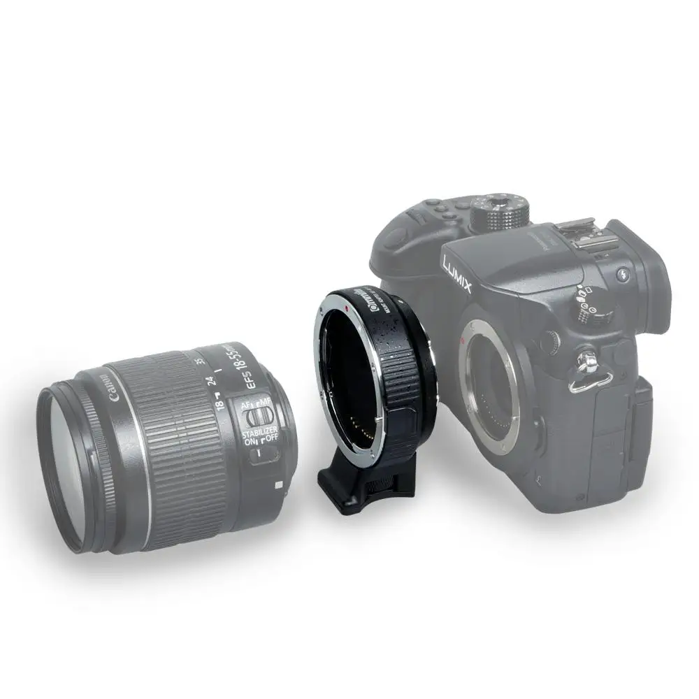 Commlite CM-AEF-MFT электронное кольцо-адаптер объектива AF для Canon EF/EF-S переходное кольцо